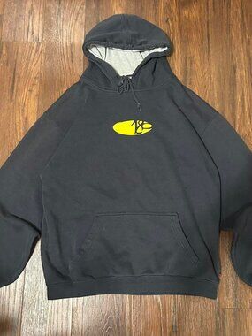 Men's Black and Grey Hoodie